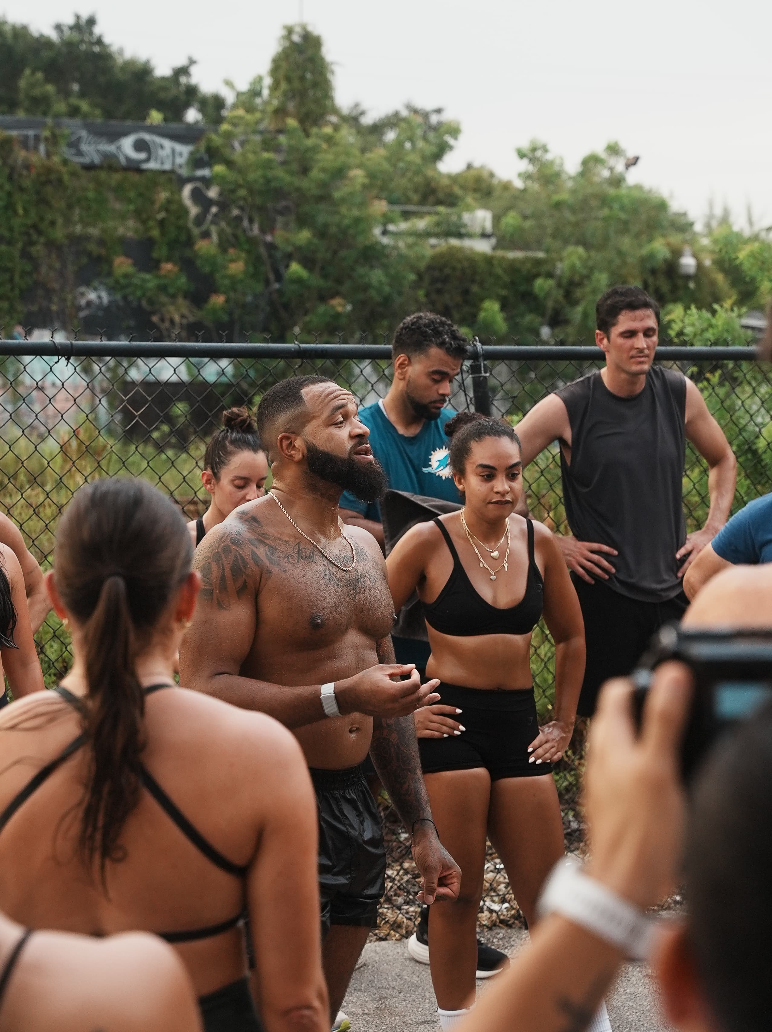 Sunday huddle — we show up for each other